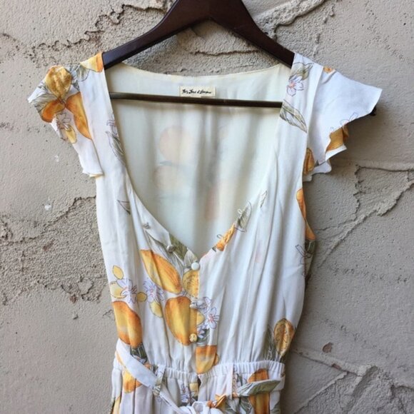 RARE For Love and Lemons Limonada Onesie Jumpsuit Size S - Picture 7 of 11